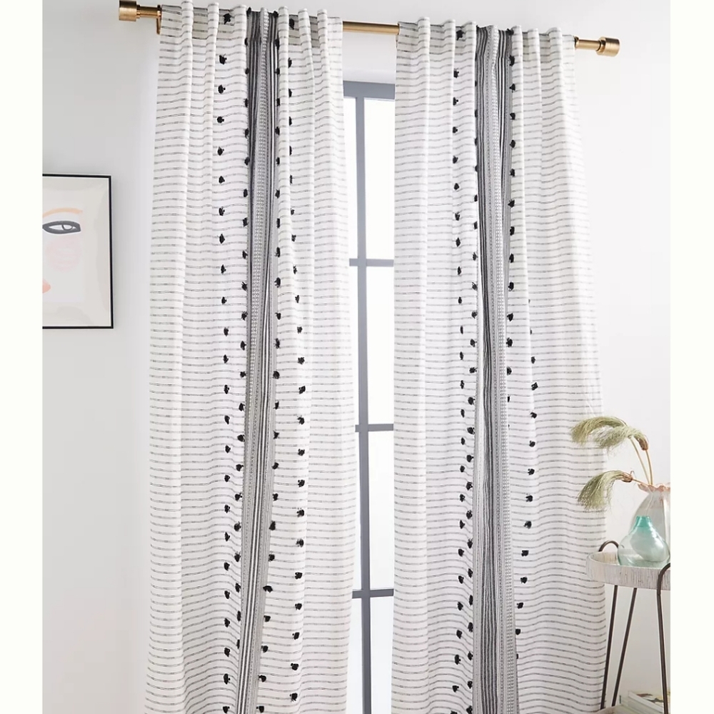 Anthropologie Tasselled Pendana Curtain